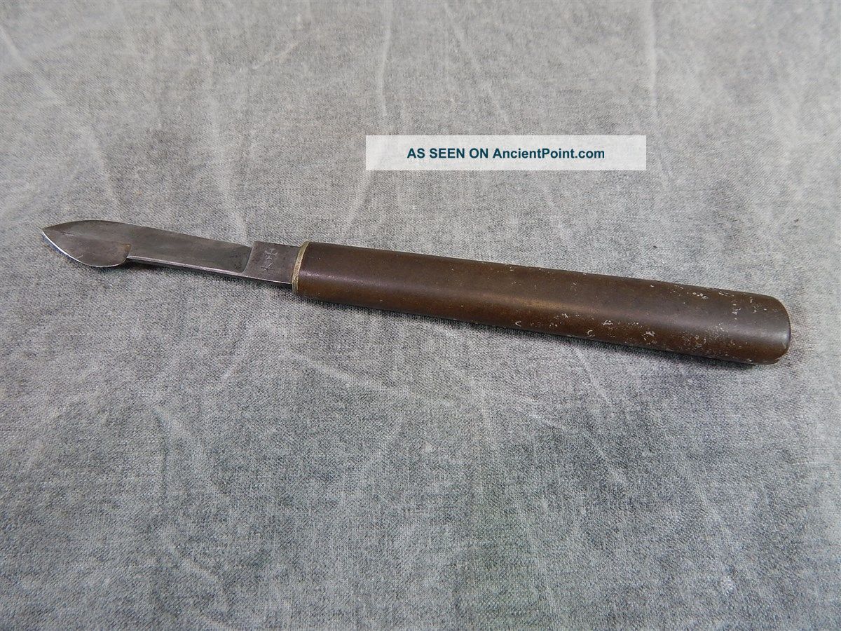Antique J.  Rogers & Sons Scalpel Or Fleam Other Antique Science, Medical photo