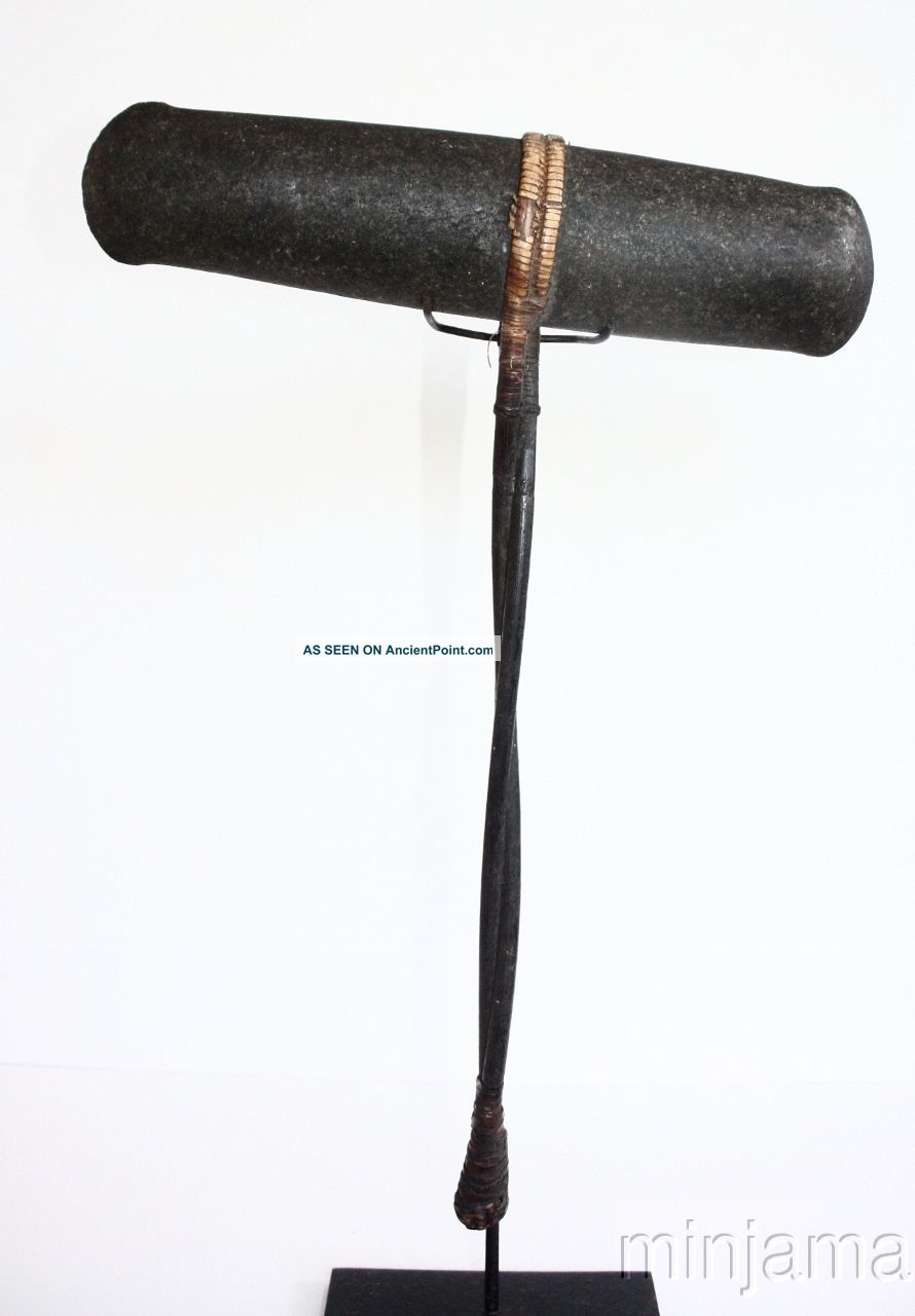 Png - Fine Early Stone Currency Axe - Solomon Islands.  19thc. Pacific Islands & Oceania photo