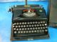 Vintage Seidel Naumann Typewriter Glass Keys Erika W/ Case 1950 ' S German Dresden Typewriters photo 2