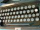 Vintage Seidel Naumann Typewriter Glass Keys Erika W/ Case 1950 ' S German Dresden Typewriters photo 8