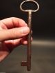 Large Antique 18th C Hand Forged Iron Skeleton Key Locks & Keys photo 1