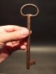 Large Antique 18th C Hand Forged Iron Skeleton Key Locks & Keys photo 4