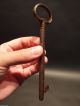 Large Antique 18th C Hand Forged Iron Skeleton Key Locks & Keys photo 7