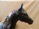 Vintage Hubley Cast Iron Horse Doorstop Metalware photo 2