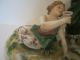 Antique 1771 - 1817 Rare Capodimonte Big 22x8x7 Porcelain Figurines Dresden Era Figurines photo 1