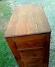 Antique Oak Ice Box Three Door Porcelain Lined Wire Shelves Ice Boxes photo 9