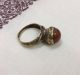 Mens Islamic Agate Ring Vintage Aqiq Old Afghan Antique Middle East Persian Sz 7 Islamic photo 1
