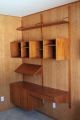Mid Century Modern Danish Teak Wall Unit Cado Modular Cabinet Desk Shelves Mid-Century Modernism photo 1