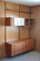 Mid Century Modern Danish Teak Wall Unit Cado Modular Cabinet Desk Shelves Mid-Century Modernism photo 2