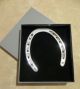 Horseshoe On Sterling Italian Silver Marked 800 - Really Back Right Leg - Boxed Other Antique Sterling Silver photo 6