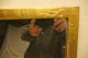 Antique 1800 ' S Etched Corner Water Gilded French Mirror / Frame Mirrors photo 6