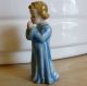 Vintage Austrian Wien Keramos Porcelain Child Praying - Adorable Figurines photo 3