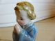 Vintage Austrian Wien Keramos Porcelain Child Praying - Adorable Figurines photo 6