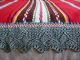Wow Antique Macedonian Hand Woven Woolen Bedspread W/ Hand Croched Filet Lace Bedspreads & Coverlets photo 2