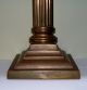 Quality Victorian Hinks Cast Brass Corinthian Column Oil Lamp Base Lamps photo 2