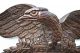 Antique Carved Wooden American Eagle With Stars And Stripes Pediment Other Antique Hardware photo 4