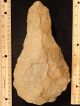 A Giant Million Year Old Acheulean Hand Axe Early Stone Age Mauritania 1537g Neolithic & Paleolithic photo 1