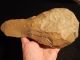 A Giant Million Year Old Acheulean Hand Axe Early Stone Age Mauritania 1537g Neolithic & Paleolithic photo 2