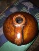 1 Gallon Antique Dark Brown Salt Glazed Stoneware Beehive Whiskey Jug Crock Jugs photo 4