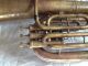 Antique H N White King Baritone Euphonium Trombonium 3 Valve Horn,  Hard Case Mp Brass photo 1