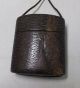 B967: Real Old Japanese Tobacco Pouch Of Popular Kaba - Zaiku With Netsuke Other Japanese Antiques photo 2