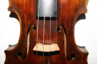 Old Antique 4/4 French Labeled Violin Gand & Bernardel 1888 Maggini Model photo