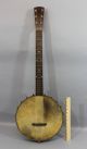 Early 20thc Antique 6 - String,  Birdseye Maple & Rosewood Guitar - Banjo,  Nr String photo 1