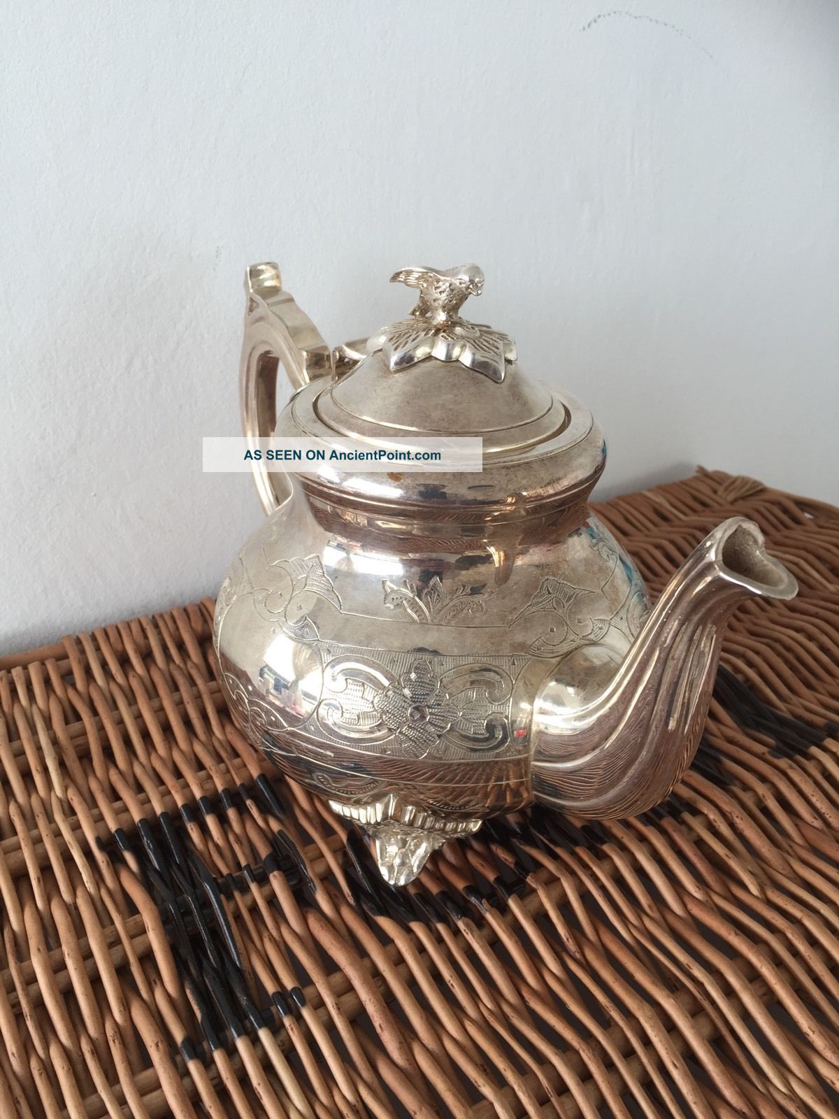 Fortnum & Mason / Louis Philippe Teapot Silver Plated
