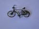 Miniature Bicycle,  Sterling Silver,  Italy Dated 1960,  Marked Miniatures photo 1