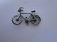 Miniature Bicycle,  Sterling Silver,  Italy Dated 1960,  Marked Miniatures photo 2