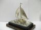 The Sailboat Of Silver970 Of The Most Wonderful Japan.  A Japanese Antique. Other Antique Sterling Silver photo 4