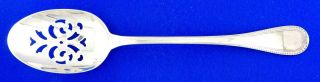 Christofle Malmaison Silverplate Pierced Serving Spoon 9 7/8/ 