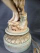 (2) Antique French Art Nouveau Lady Goddess Statue Figural L&f Moreau Lamp Lamps photo 10