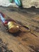 Antique Victorian French Ruby Red Chatelaine Perfume Scent Bottle Perfume Bottles photo 2