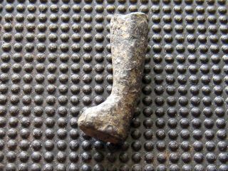 Antiques Roman Bronze Leg Found With Metal Detector photo