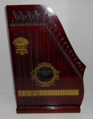 Oscar Schmidt Chickering Harp 1894 Special Niagara Model Antique photo