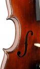 Very Good Antique Dutch Violin,  M Kessels,  1907,  Ready - To - Play, String photo 9