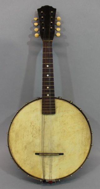 Antique Vintage,  8 - String Mandolin Banjo,  Very Good,  Nr photo