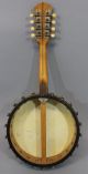 Antique Vintage,  8 - String Mandolin Banjo,  Very Good,  Nr String photo 7