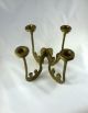 Art Deco Abstract Bronze Candlestick Mid Century Modern Candle Holder Brutalist Mid-Century Modernism photo 5