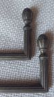 French Vintage Classical Brass Curtain / Drapes Tie Backs Hooks & Brackets photo 1