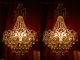 Antique French Huge Spider Style Crystal Chandelier Lamp 1940s 20 In Chandeliers, Fixtures, Sconces photo 1