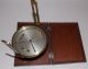 Vintage Quality Rare Brass Compass - Orig Wood Case - Calculate Distance & Direction Compasses photo 4
