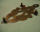 Antique Handwrought Brass Trivet Suits Of Cards - Clubs,  Diamonds,  Hearts,  Spades Metalware photo 4