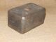 Vintage Cast Iron Block,  3 Lbs Rsc,  Scale Weight? Scales photo 1