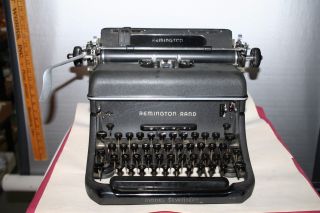 Vintage Remington Rand Typewriter Model No 17 - - 1940 photo