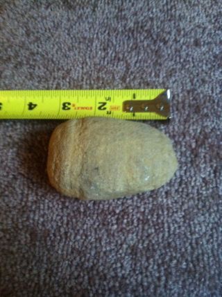 Grooved Native American Indian Axe Stone Head Tool photo