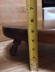 Old Wood Foot Stool,  Crock Bench Shelf Table 16x9.  5x5 Solid Sturdy,  Country Primitives photo 9