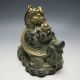 Chinese Bronze Hand Work Statue - Dragon Turtle Other Antique Chinese Statues photo 1
