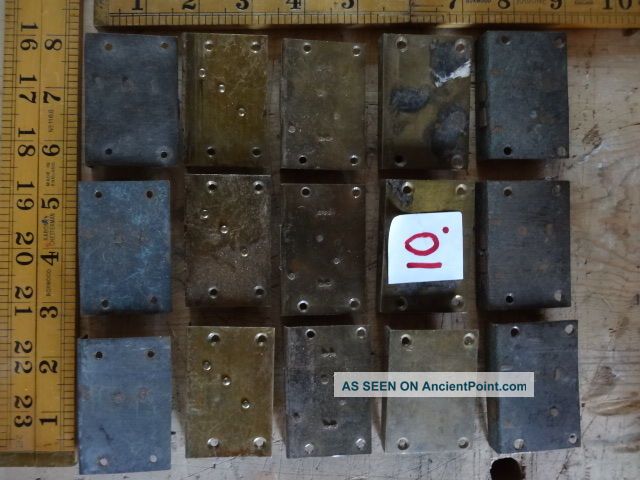 (10) Antique Furniture Locks (no Keys) For Furniture Restoration.  X 15 Locks & Keys photo
